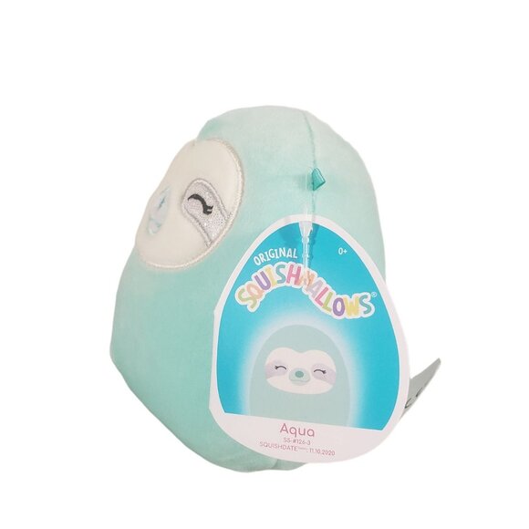 KellyToy Squishmallow Aqua 5" Sleepy Eye Sloth SQ21-5SEAST Lot 9339 - Picture 7 of 7
